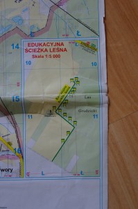 Mapka Edukacyjnej Ścieżki Ekologicznej