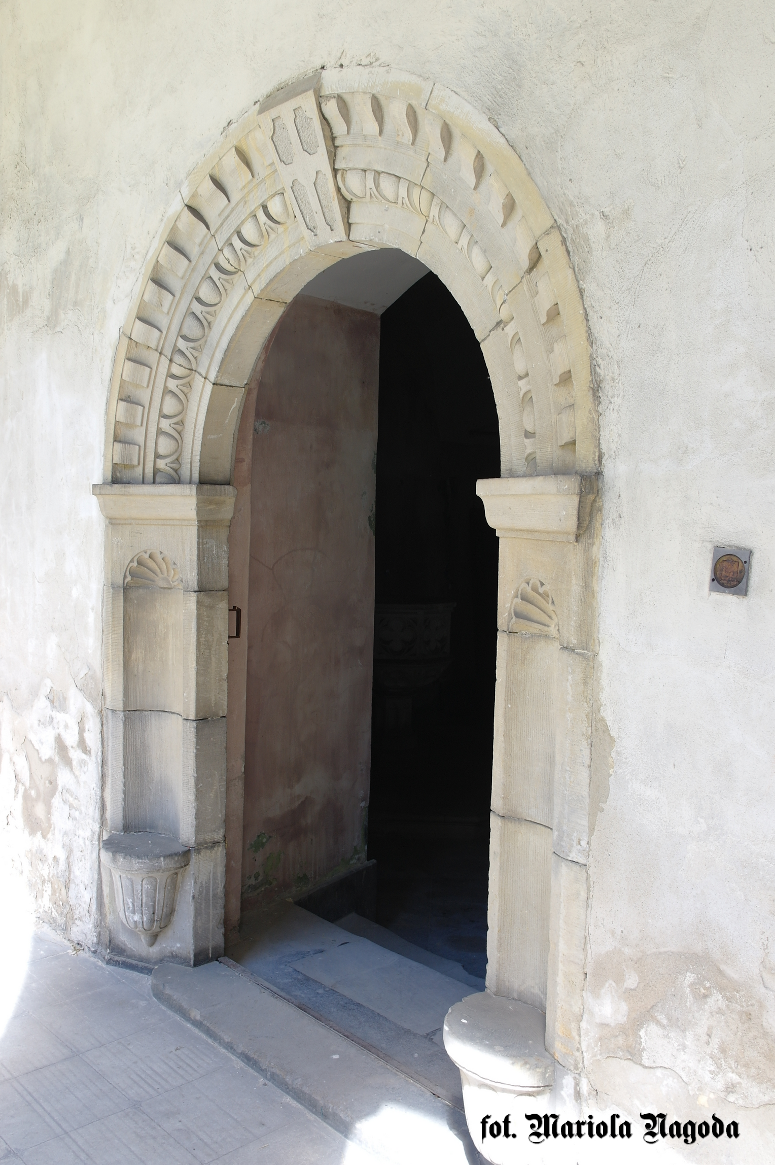 Wejście do kaplicy zamkowej